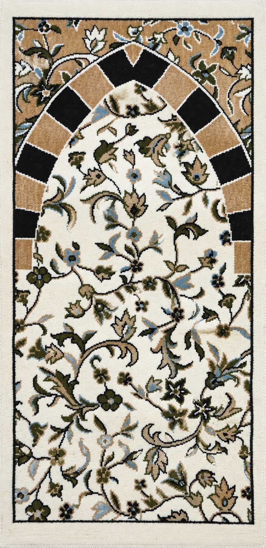 Tapis de prière vert Médine — FaWaLam™