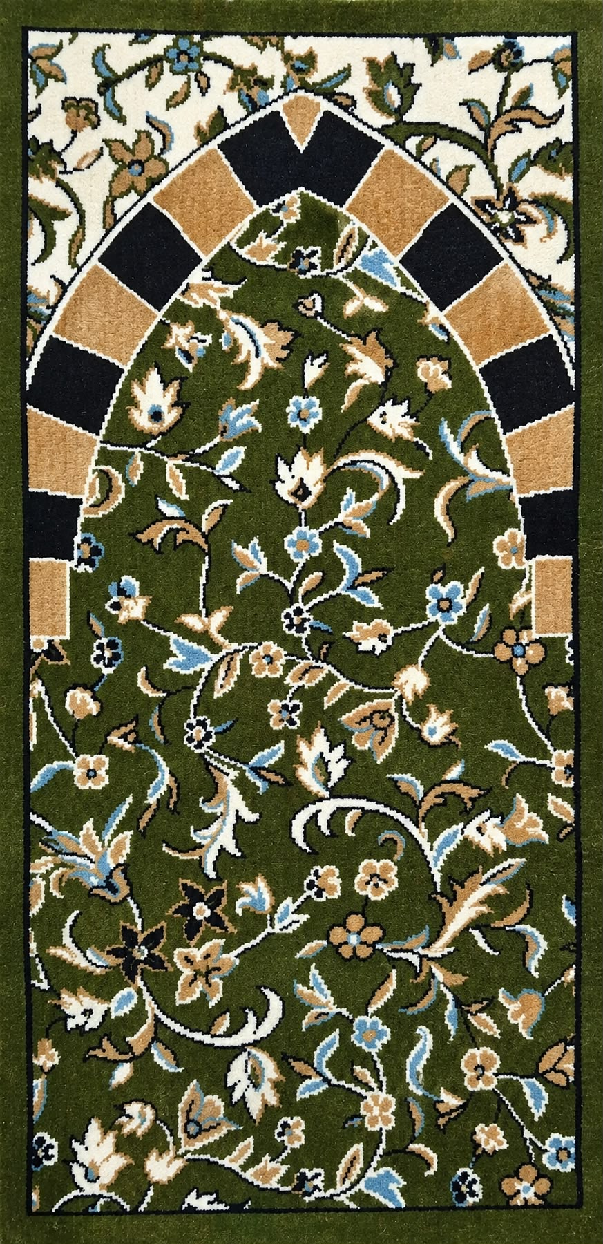 Tapis de prière vert Médine — FaWaLam™