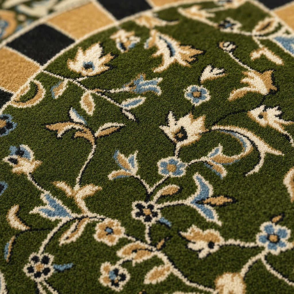 Tapis de prière vert Médine — FaWaLam™